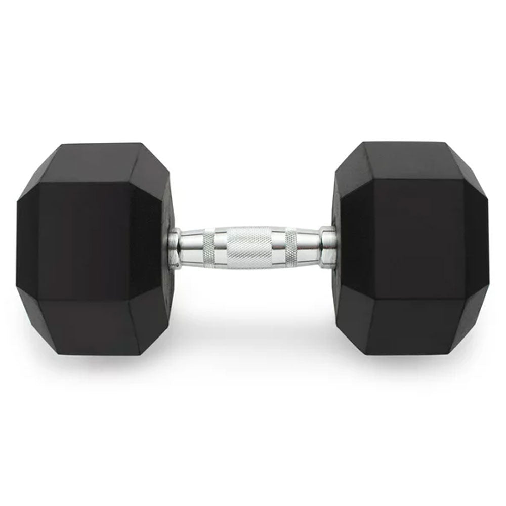 Haltère hexagonal en caoutchouc Weider, 115 lbs - Vendu à l'unité