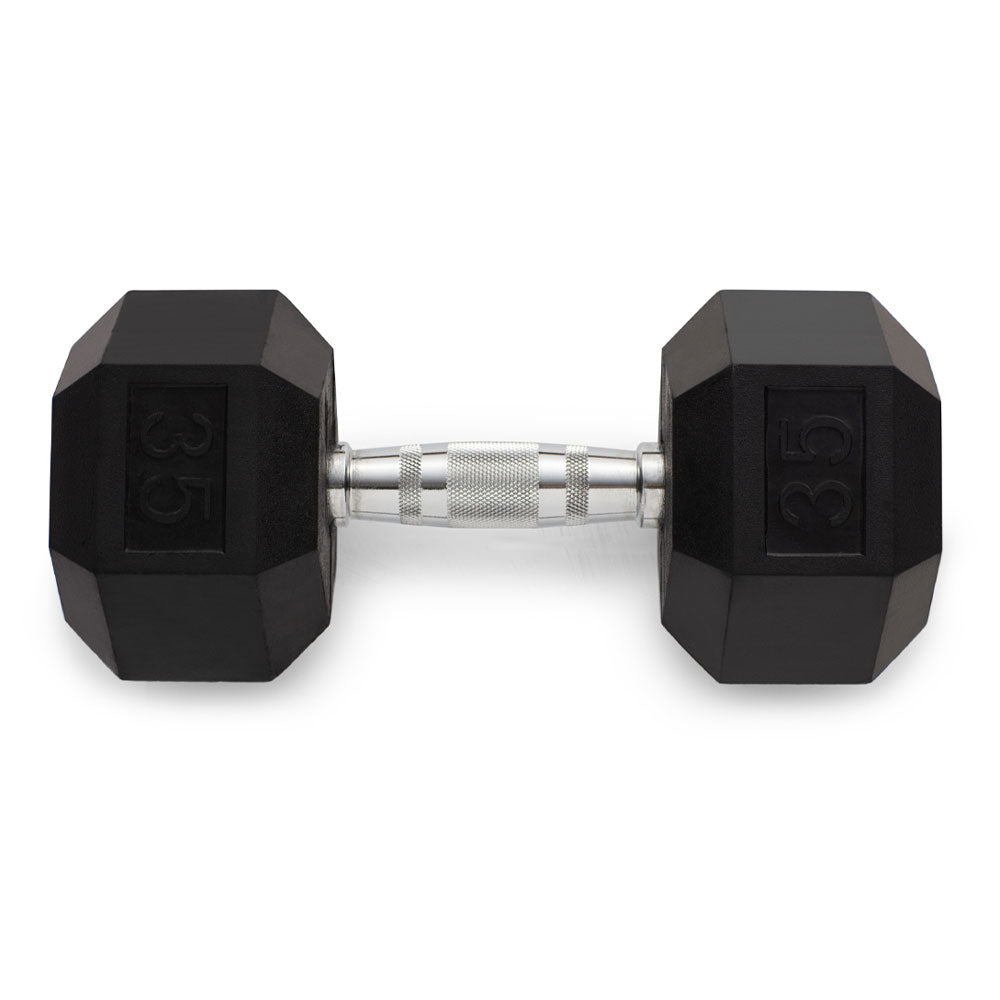 Weider, haltère hexagonal en caoutchouc 35 lb, unitaire