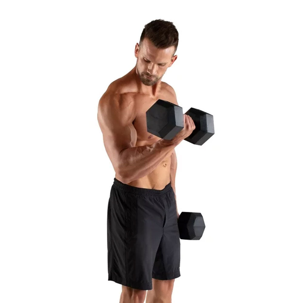 Weider, haltère hexagonal en caoutchouc 35 lb, unitaire