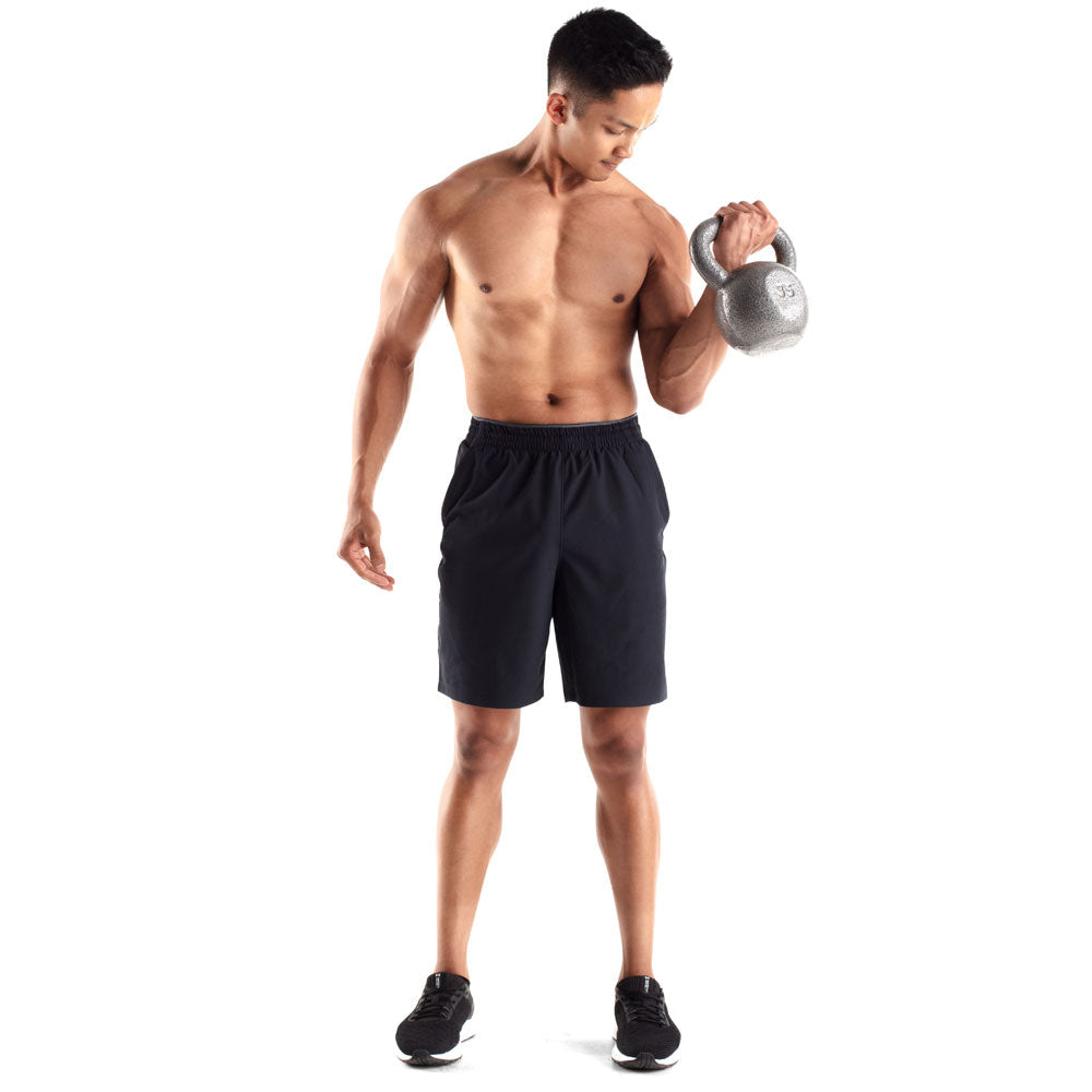 Kettlebell en fonte martelée, 30 lb, unité