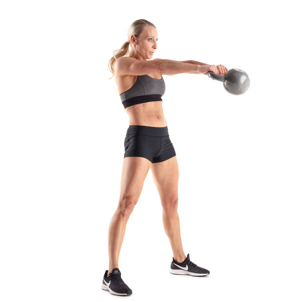 Kettlebell en fonte martelée, 30 lb, unité