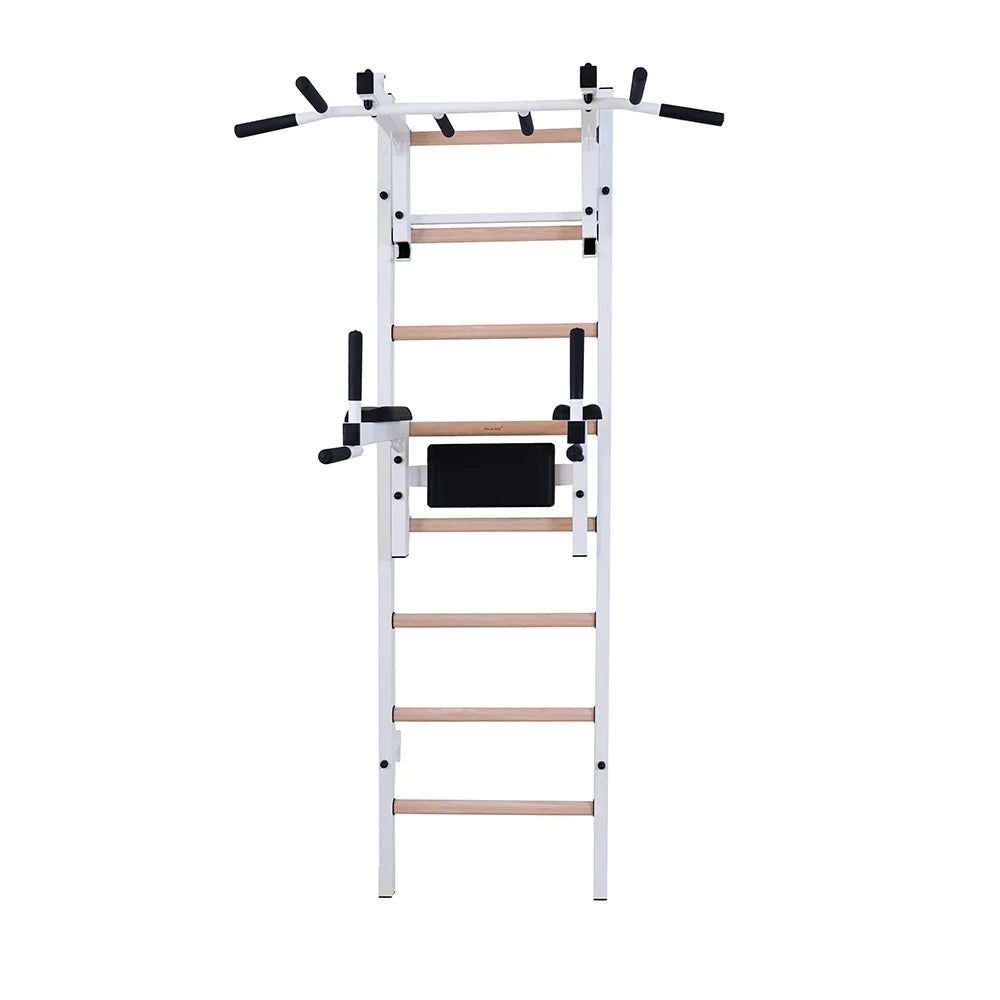 BenchK S2 Blanc - 233W avec barre de traction en acier PB3W + barre à dips