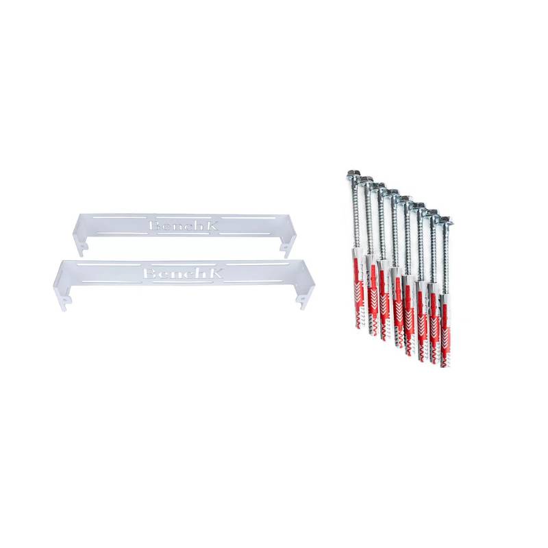 Support de barres murales BenchK WHW Blanc