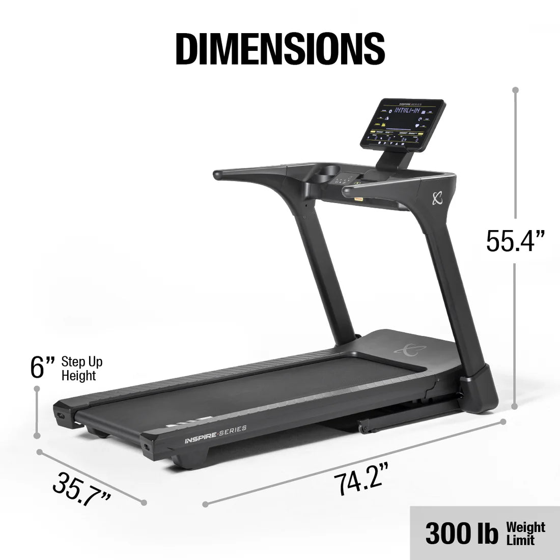 Série Inspire – Tapis de course T5 avec écran LED 15 po