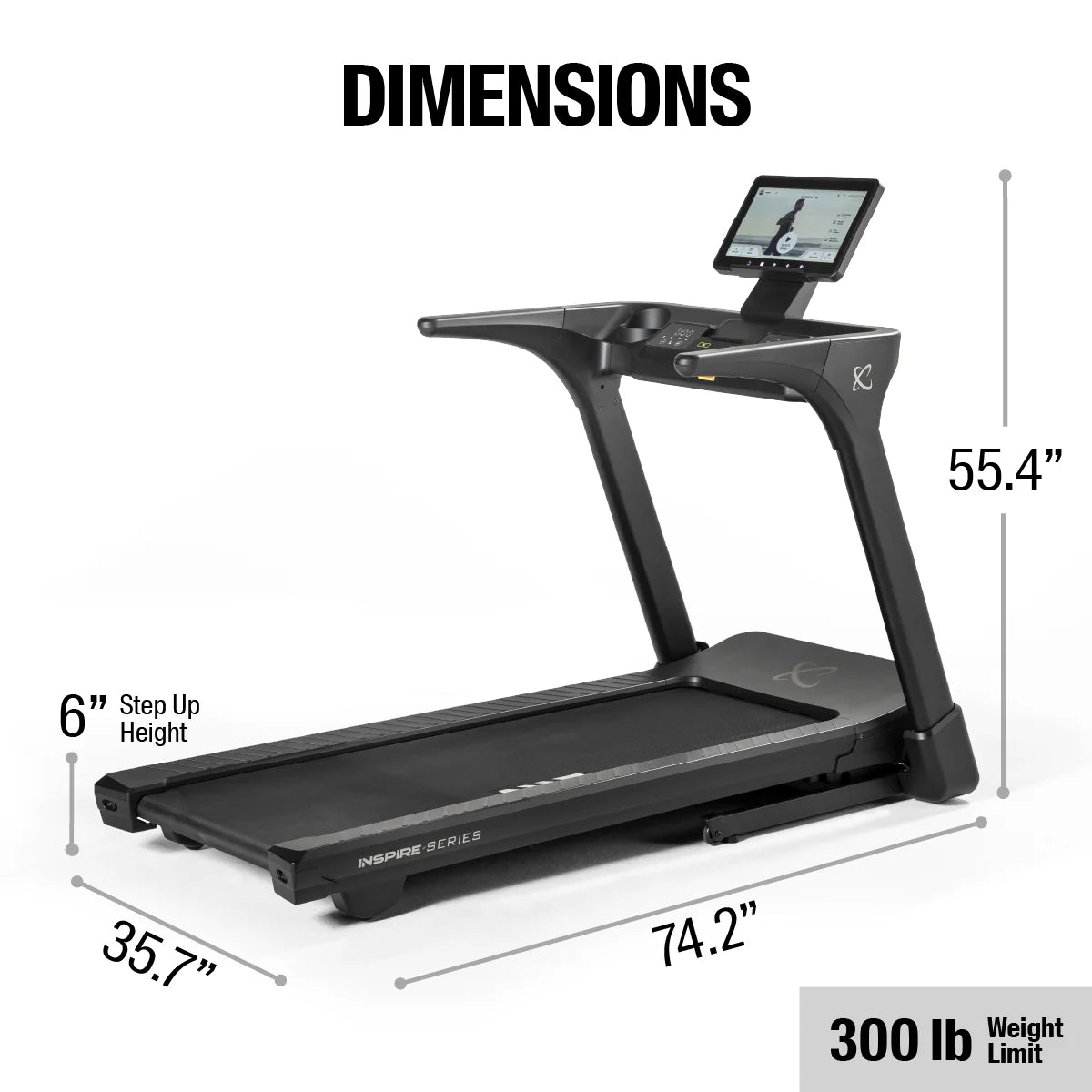 Série Inspire - Tapis de course T5S avec écran tactile de 15,6 po