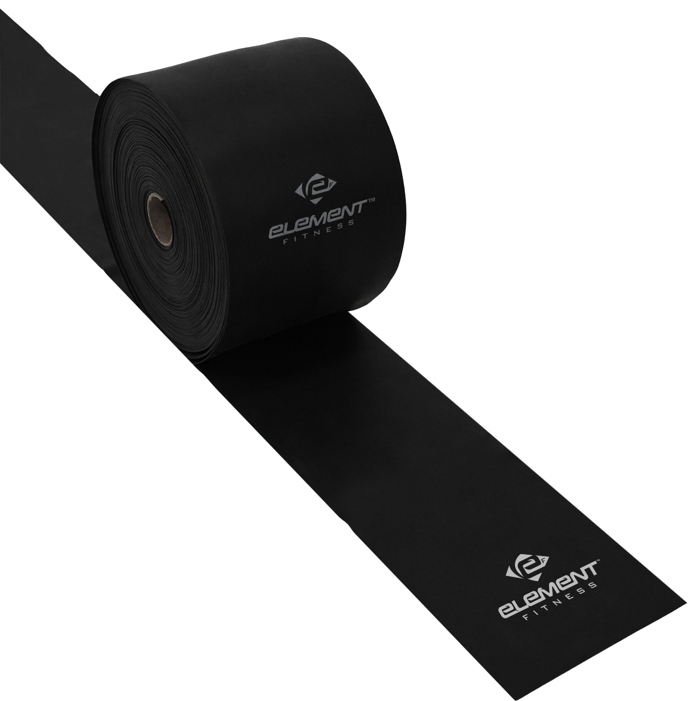 Element Fitness - Bande de résistance TPE en rouleau 25 m Niveau 4 (Très Lourd) - Noir