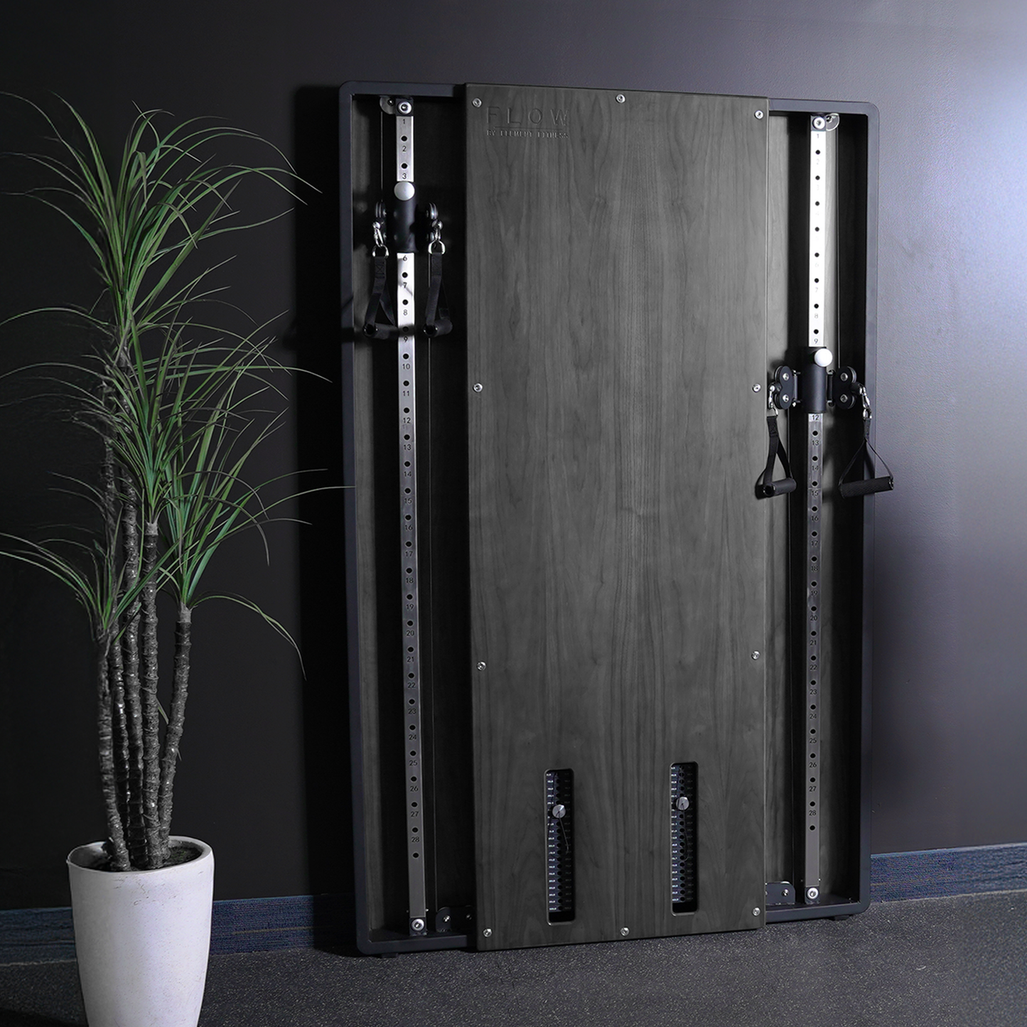 Flow 6 Black - Wall Mounted Functional Trainer
