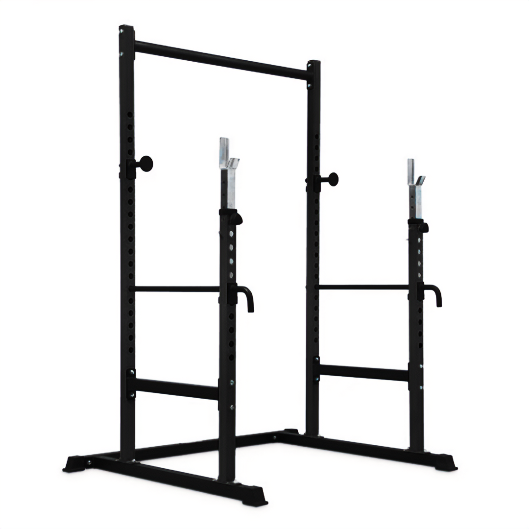 Half Rack With Power Rack Dip Bars Gym Dip Attachment Squat Rack