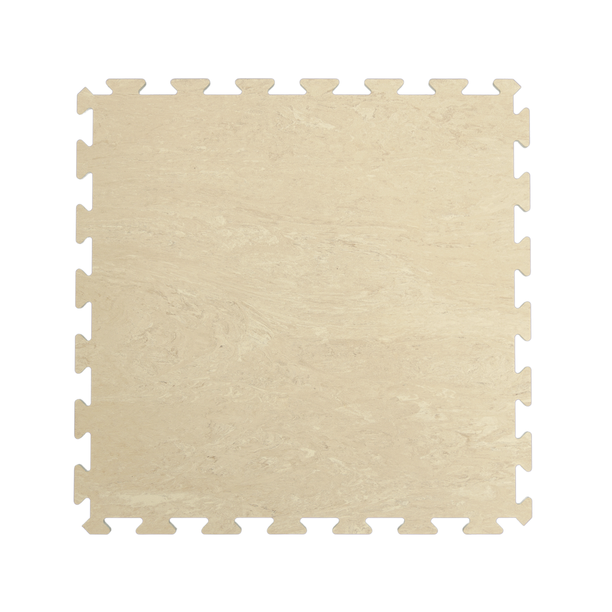 Premium Limestone Rubber Tile 8mm 19.7" × 19.7"