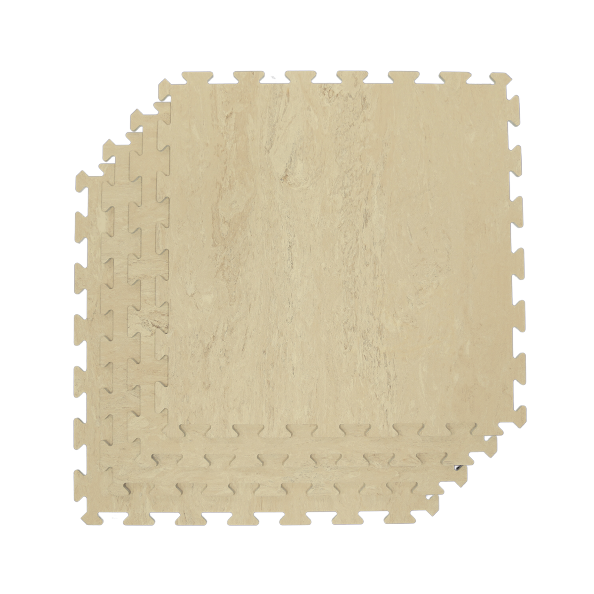 Premium Limestone Rubber Tile 8mm 19.7" × 19.7"