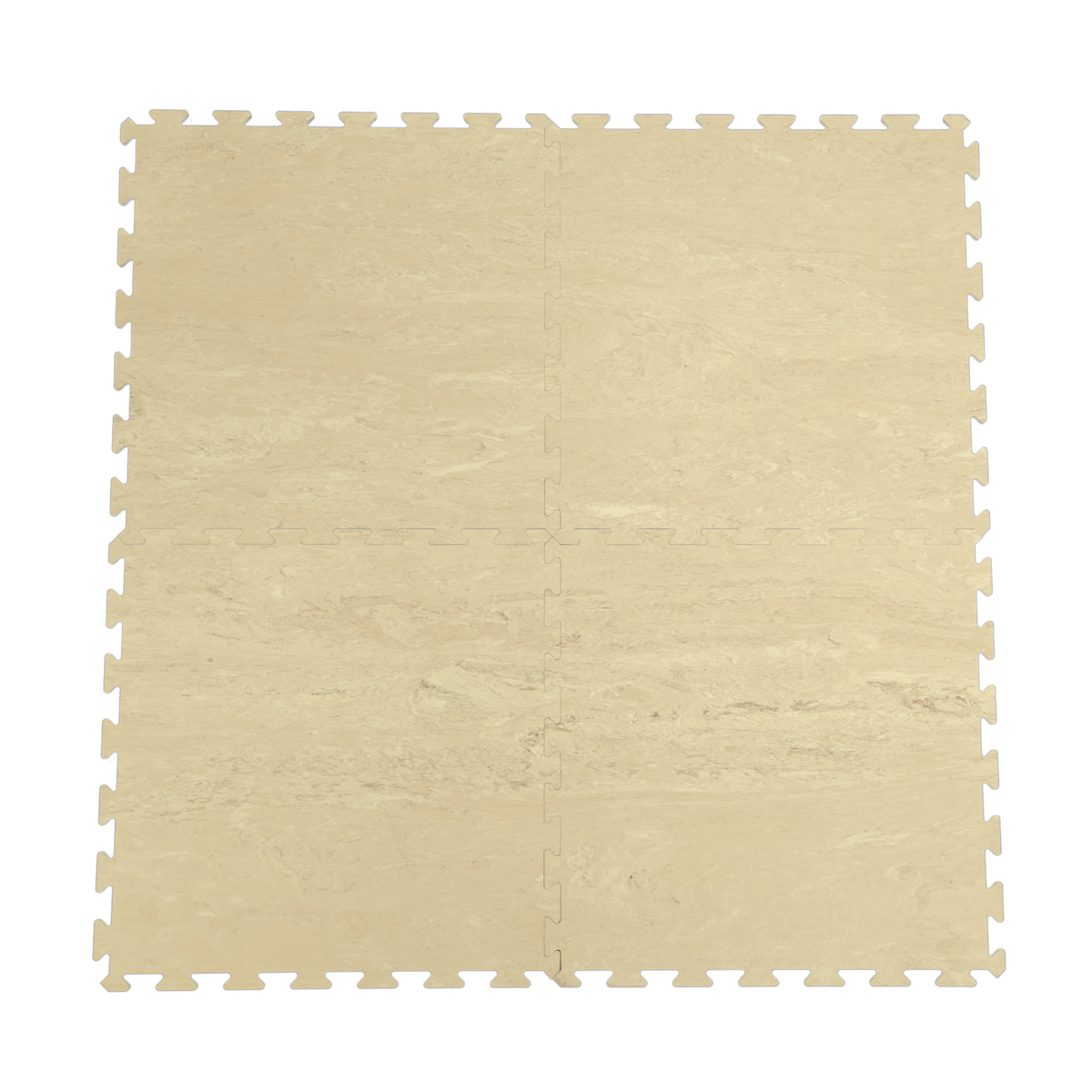 Premium Limestone Rubber Tile 8mm 19.7" × 19.7"