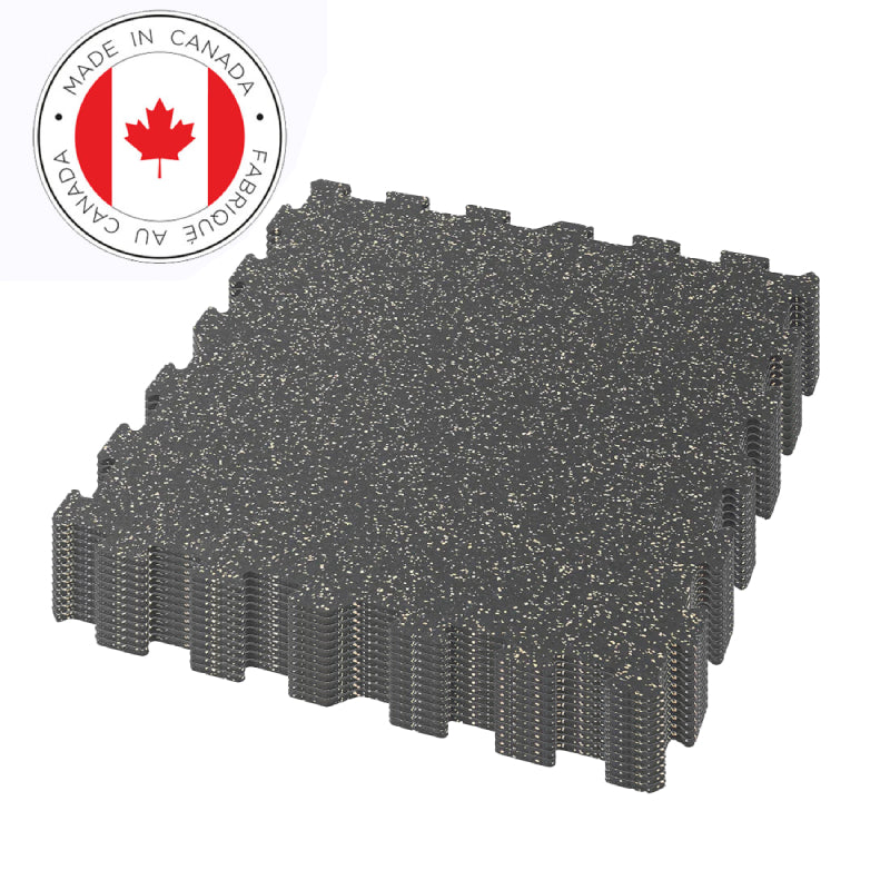 Gorilla 2 x 2 8mm Interlocking Rubber Tile - Cork - Single or 12 Pack