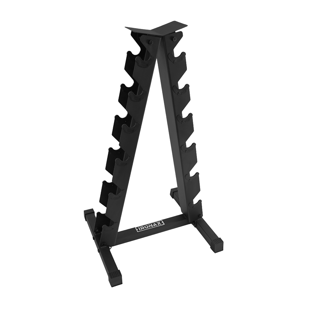 IRONAX - Vertical 6 Pair Dumbbell Rack