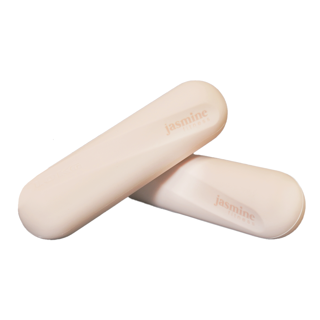 Jasmine Fitness - Barres de Pilates - Désert (1kg-la paire)