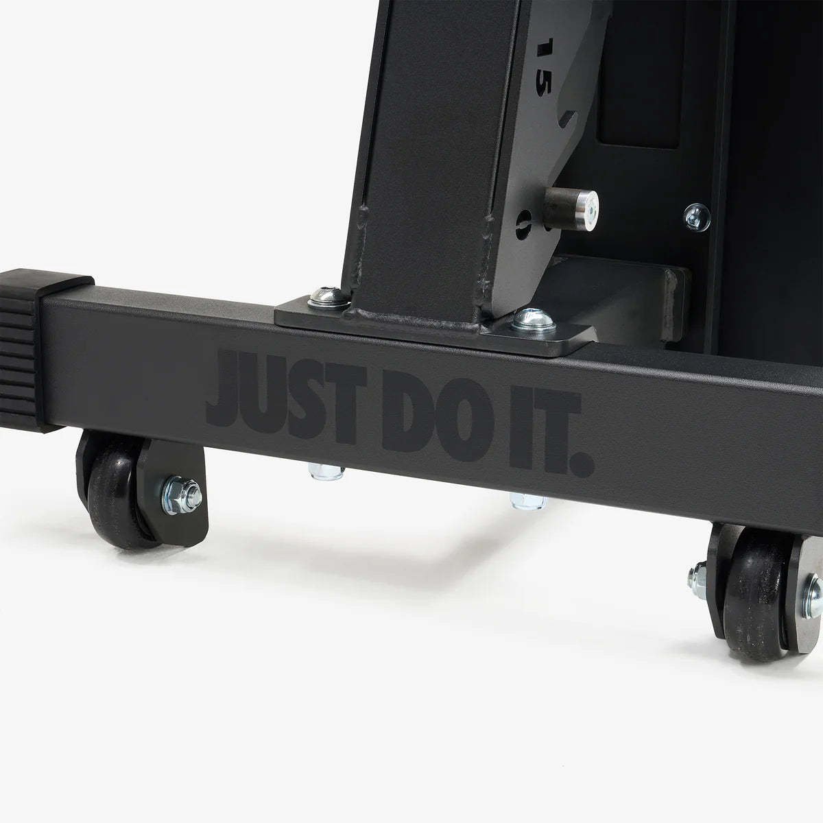 Nike Adjustable Bench seat adjustment mechanism featuring secure locking system for stable workout positioning.