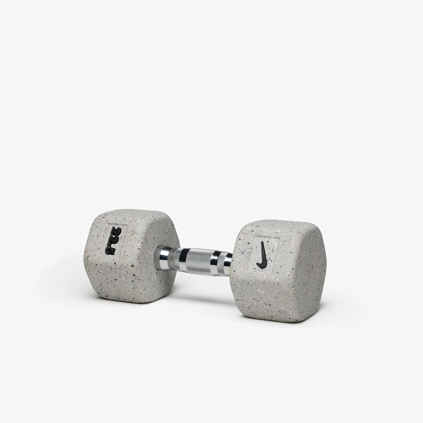 Nike Wolf Grey Dumbbell 2.5-22.5lbs Set with Rack