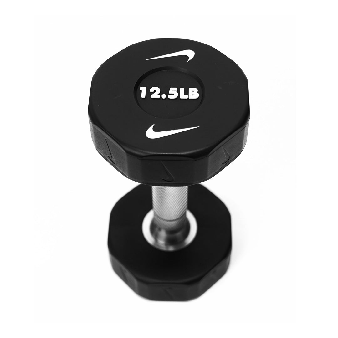 Ensemble d'haltères professionnels en uréthane Nike Strength par incréments de 7,5 à 27,5 LB