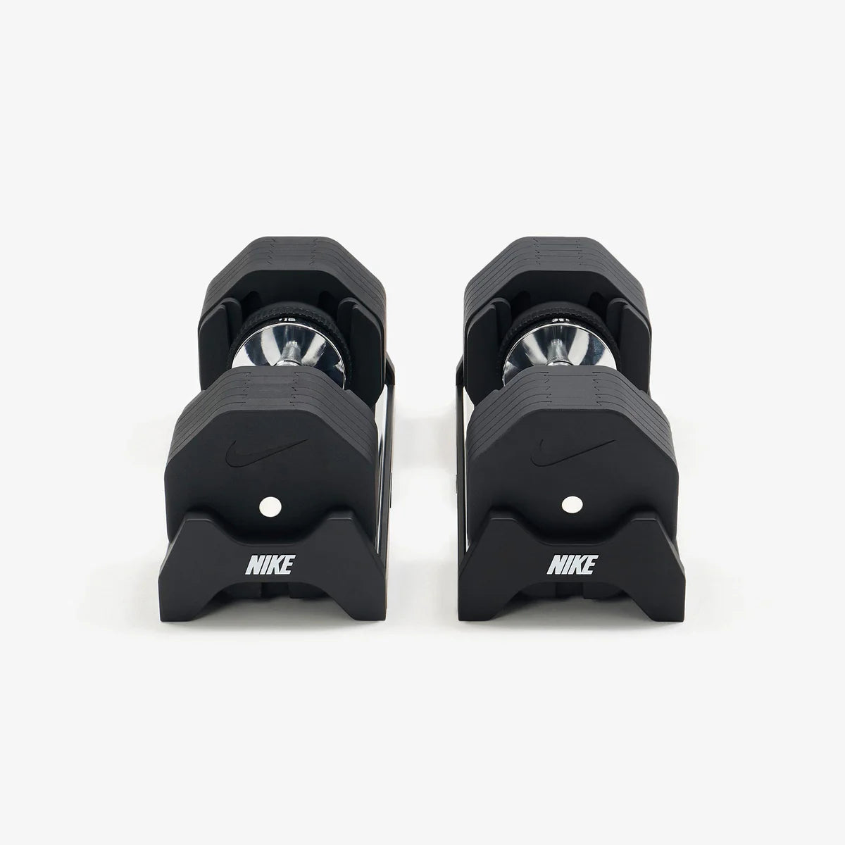 Nike Strength Adjustable Dumbbell Pair - BLACK / WHITE 65LB WITH STAND