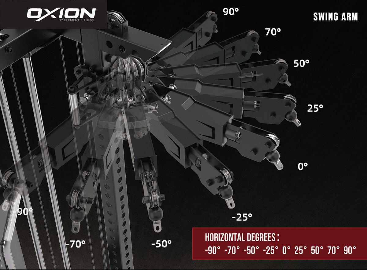 Element Oxion - 3 Pro Wall Mounted Functional Trainer Rack