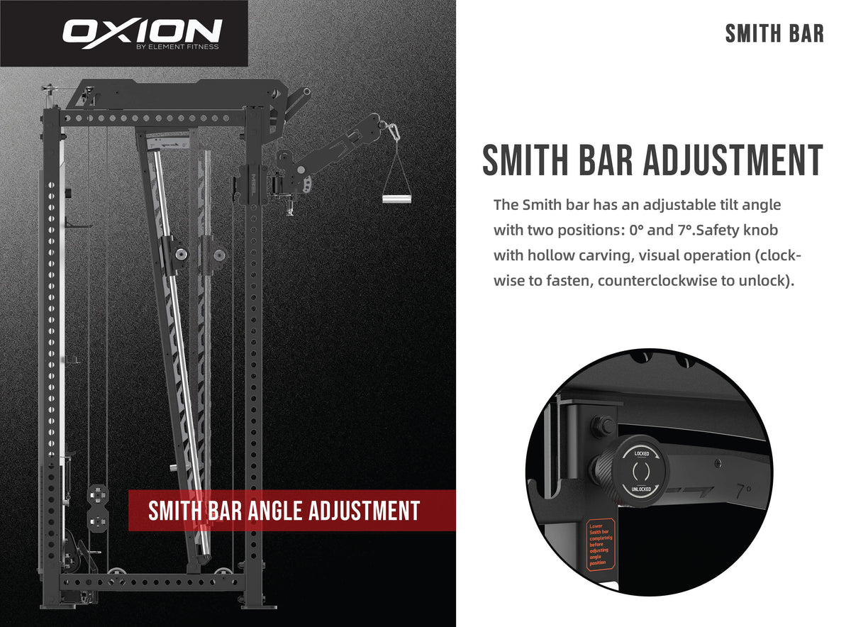 Element Oxion - 7 Pro All in One Functional Trainer Rack