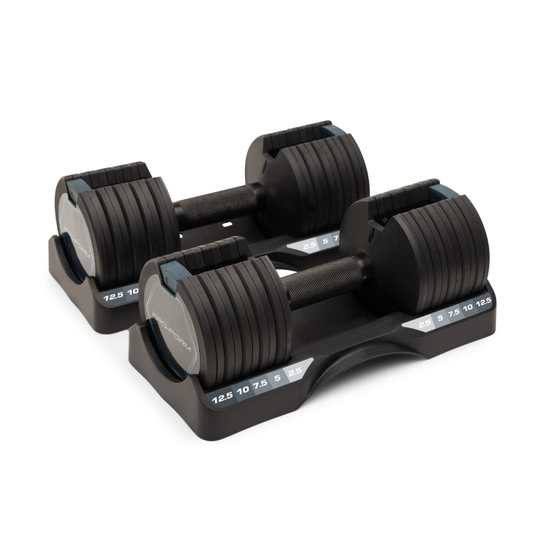 ProForm - Haltères Select-A-Weight 12,5 LB PAIRE (25 lb au total)