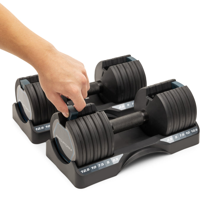 ProForm - Haltères Select-A-Weight 12,5 LB PAIRE (25 lb au total)