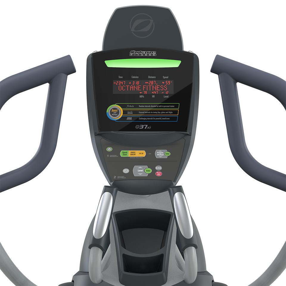 Octane - Elliptique stationnaire Q37xi avec ENSEMBLE BONUS DE CIRCUITS D'ENTRAÎNEMENT CROISÉ