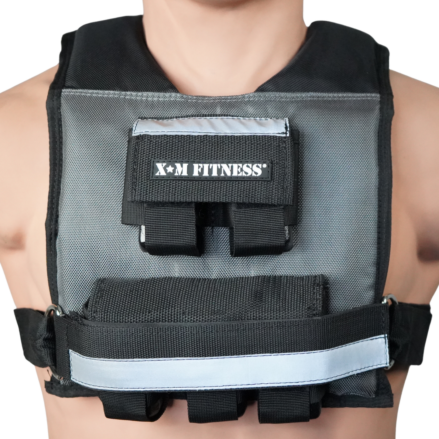 Gilet lesté 25 lb XM FITNESS, coupe en V