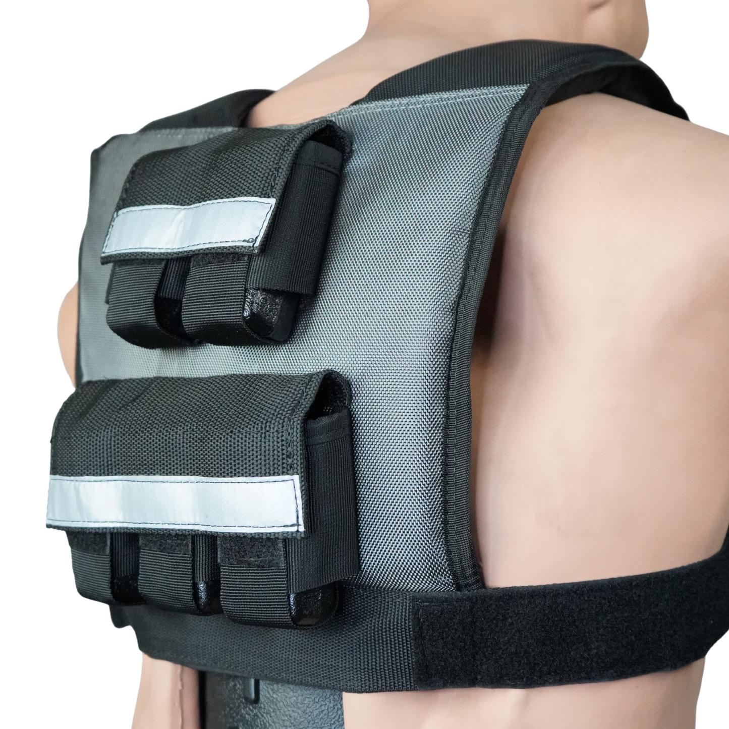 Gilet lesté 25 lb XM FITNESS, coupe en V
