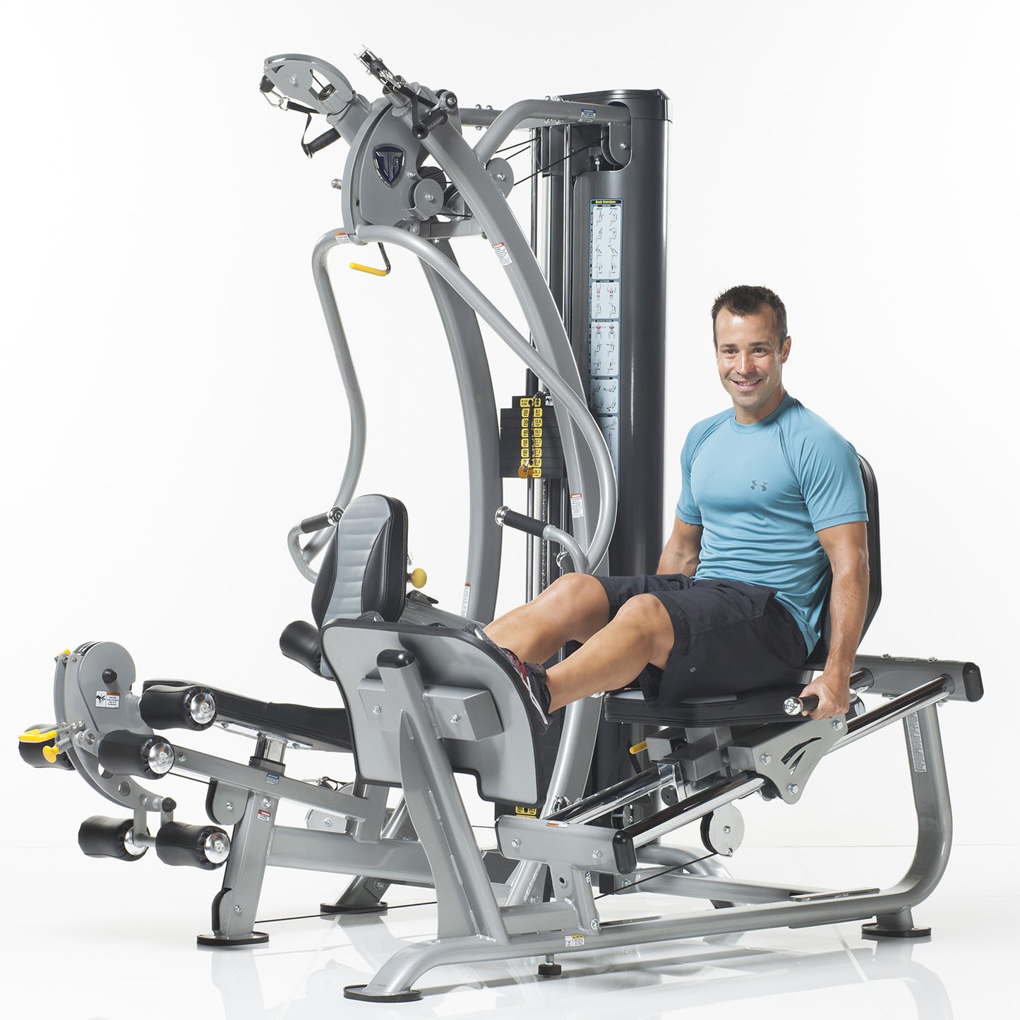 TuffStuff - Appareil de musculation hybride SXT-550 avec presse à jambes SXT-LP