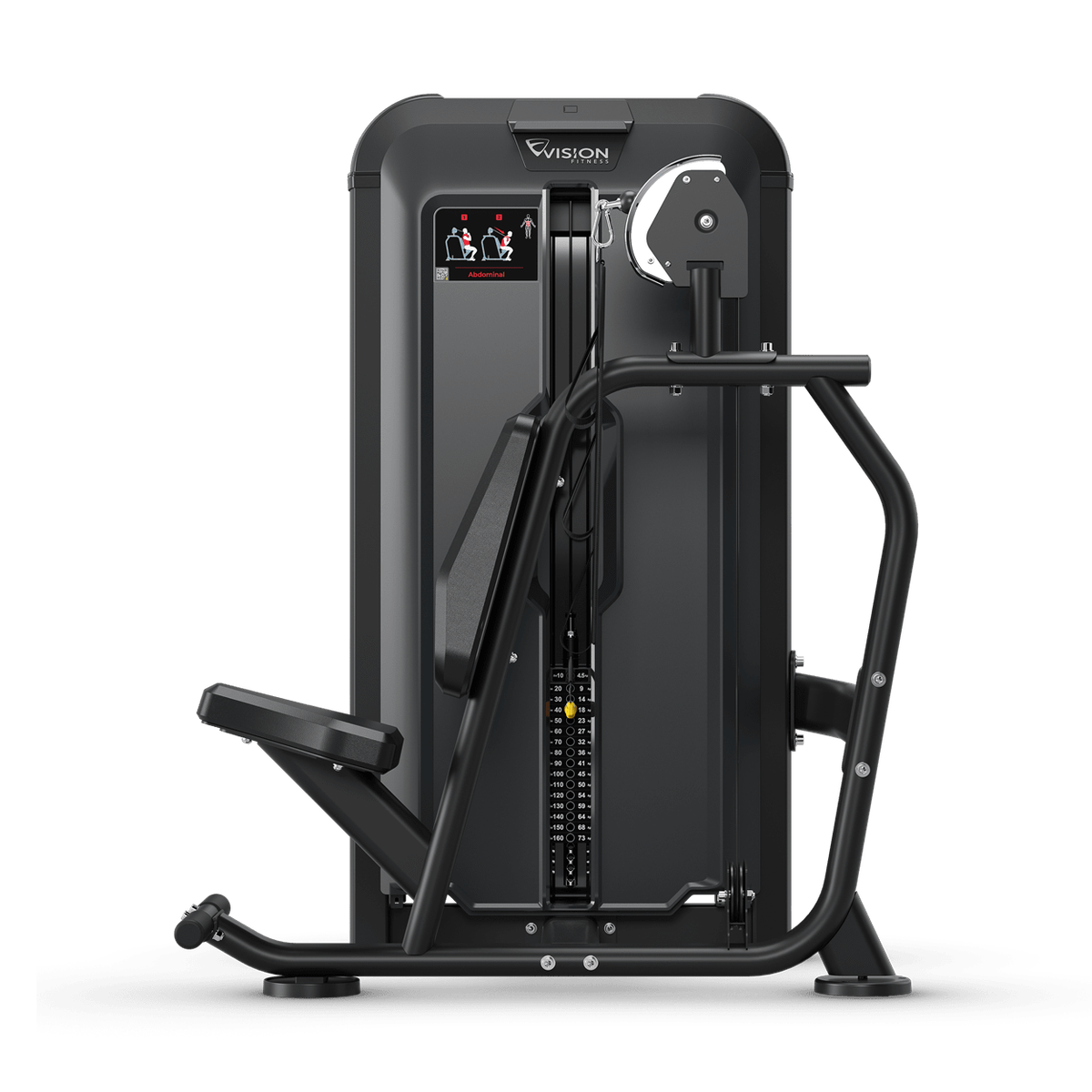 Vision Fitness - Keystone SL53 Abdominal with REP Counter and Increment Weight