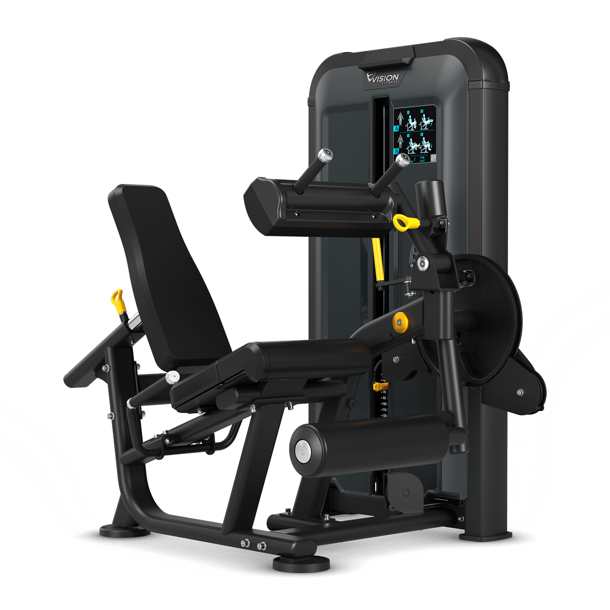 Vision Fitness - Keystone SL711 Leg Extension / Leg Curl avec compteur de répétitions et incréments de poids