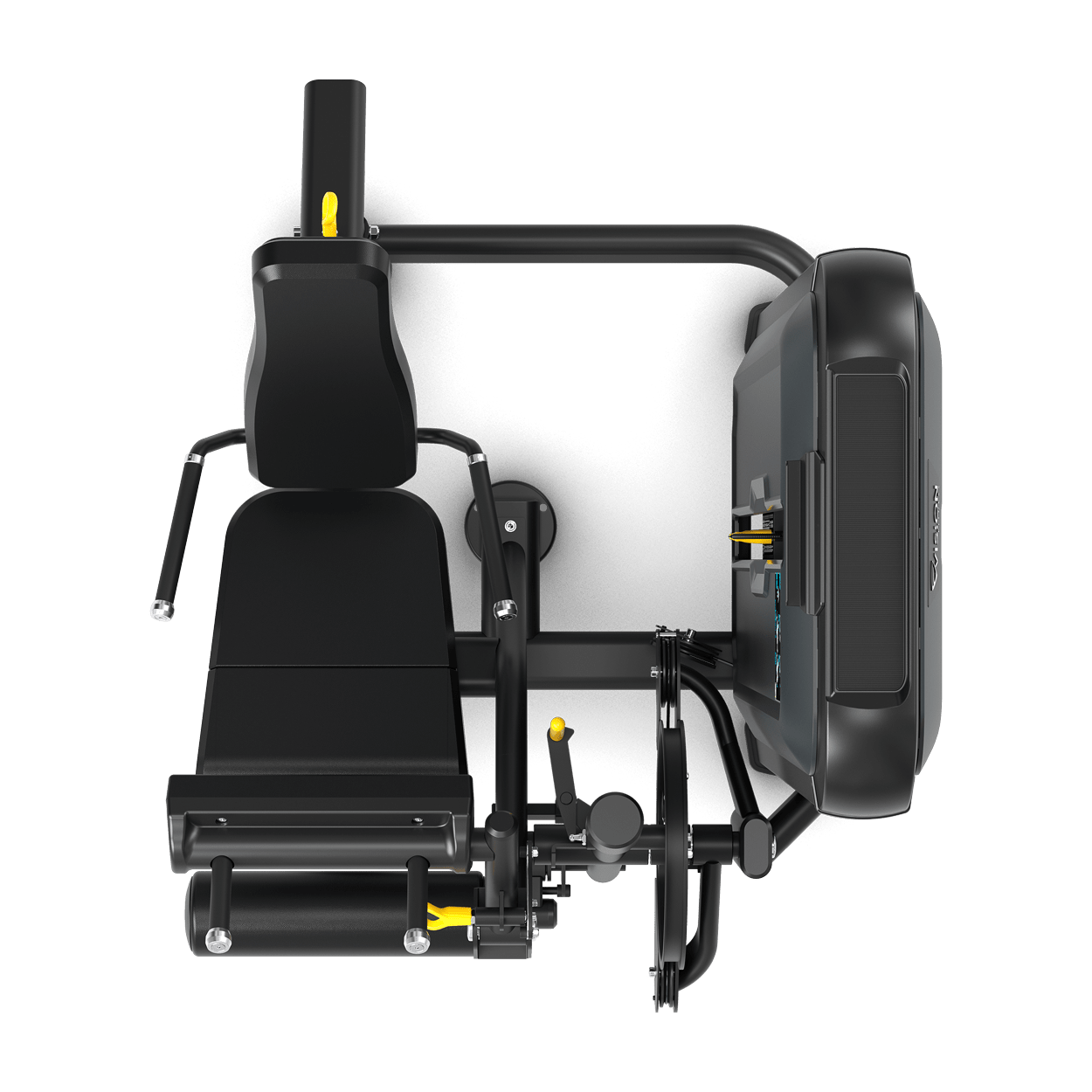 Vision Fitness - Keystone SL711 Leg Extension / Leg Curl avec compteur de répétitions et incréments de poids
