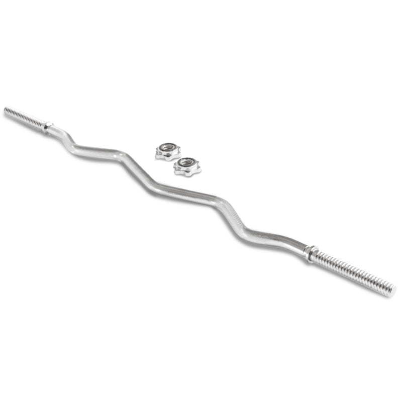 Weider - Barre de Curl EZ à Verrouillage par Rotation