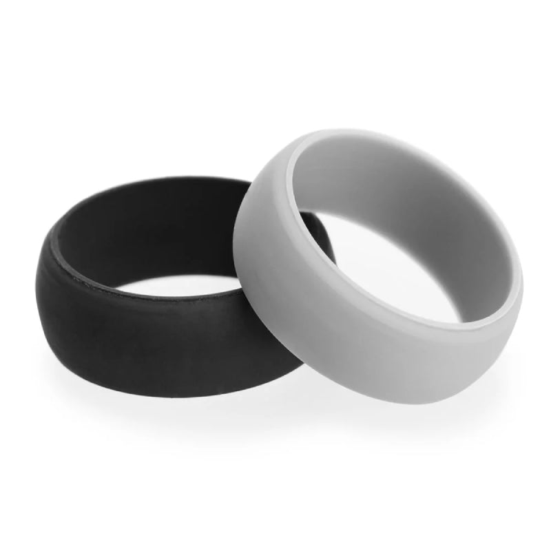 Men's hot sale silicone rings