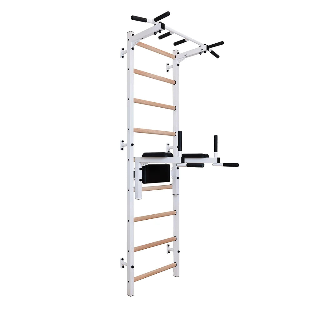 BenchK S7 Blanc - 722W avec barre de traction en acier PB2W + barre à dips