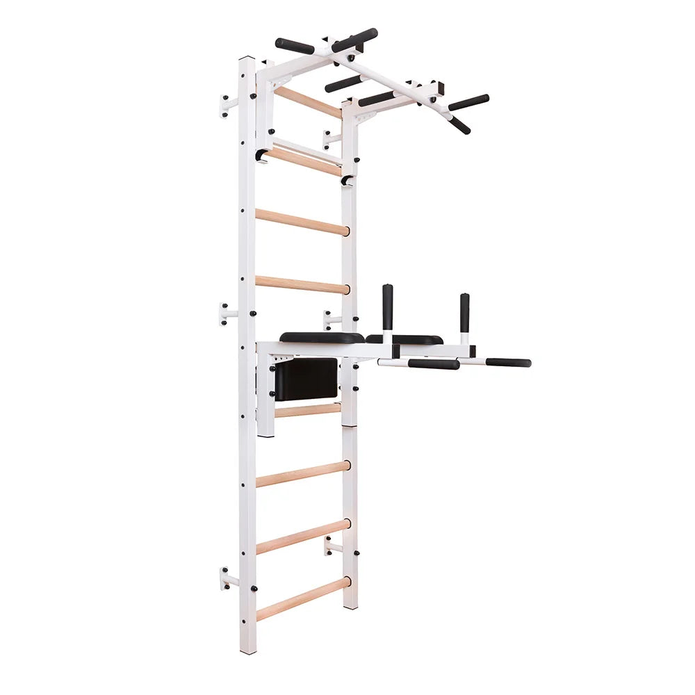 BenchK S7 Blanc - 732W avec barre de traction en acier PB3W + barre à dips