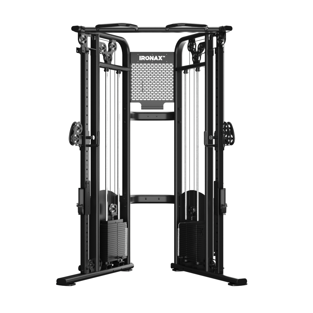 Ironax - XFT Appareil de musculation multifonctions/Demi-rack combiné