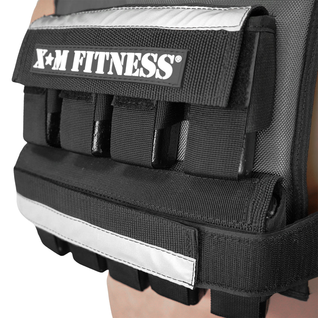 XM FITNESS 45lbs Commercial Weighted Vest – The Treadmill Factory