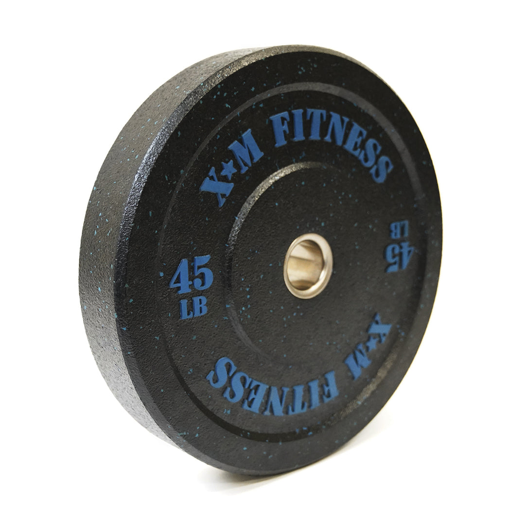 XM FITNESS 45lbs Crumb Rubber Bumper Plate