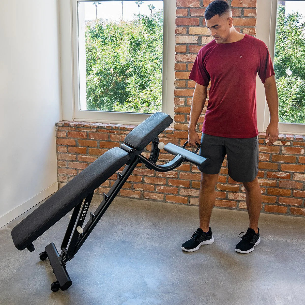 Banc d'entraînement plat, incliné et décliné Centr
