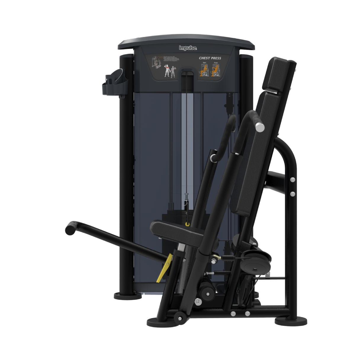 Element Fitness - 9501 Chest Press MERCURY BLACK