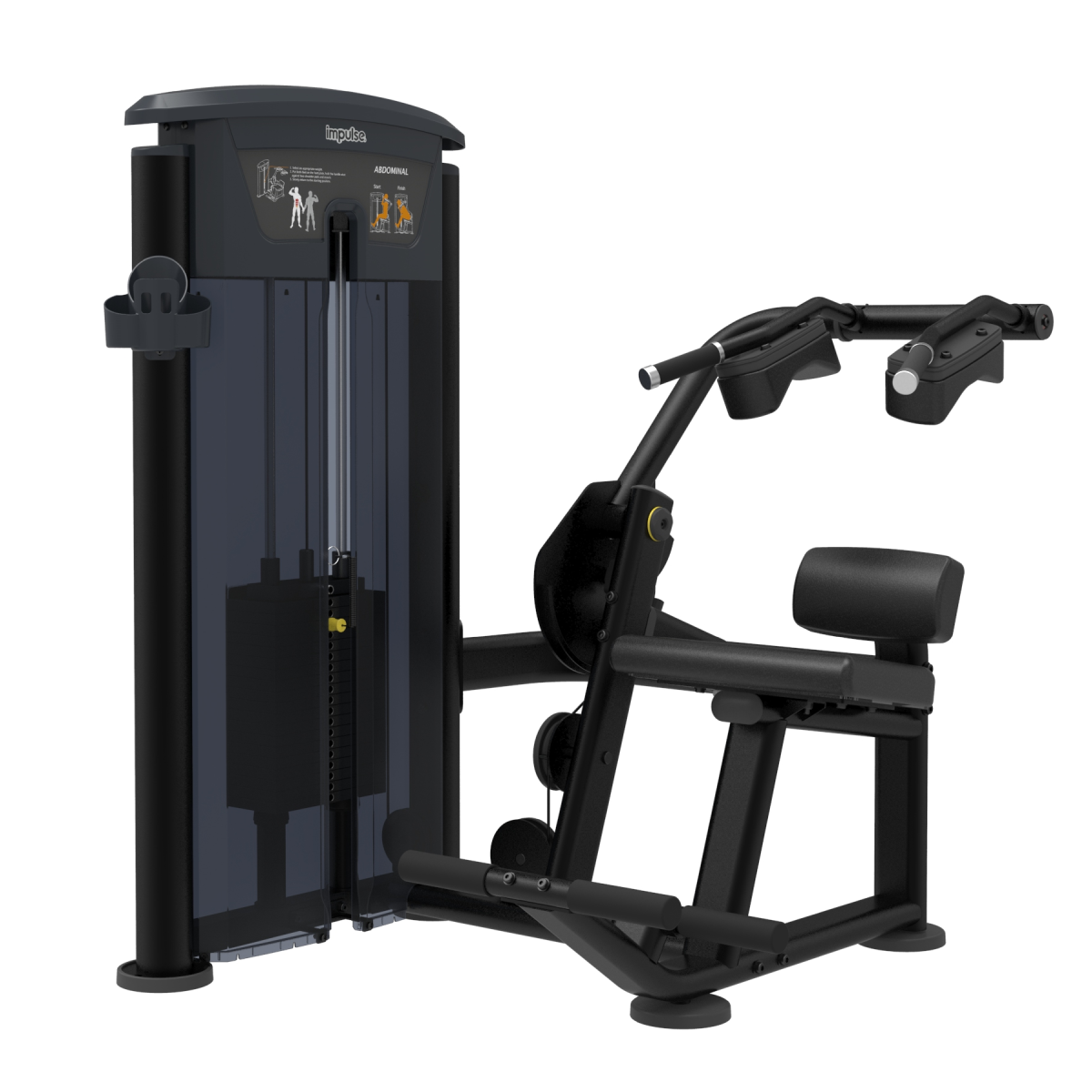 Element Fitness - 9514 Appareil Abdominal MERCURY NOIR 200lbs