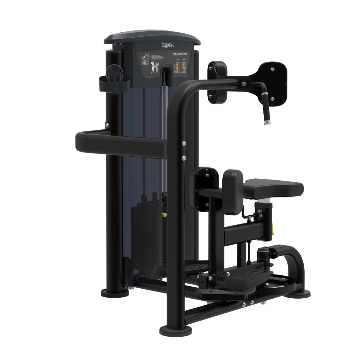 Element Fitness - 9518 Rotation du torse MERCURE NOIR 200lbs