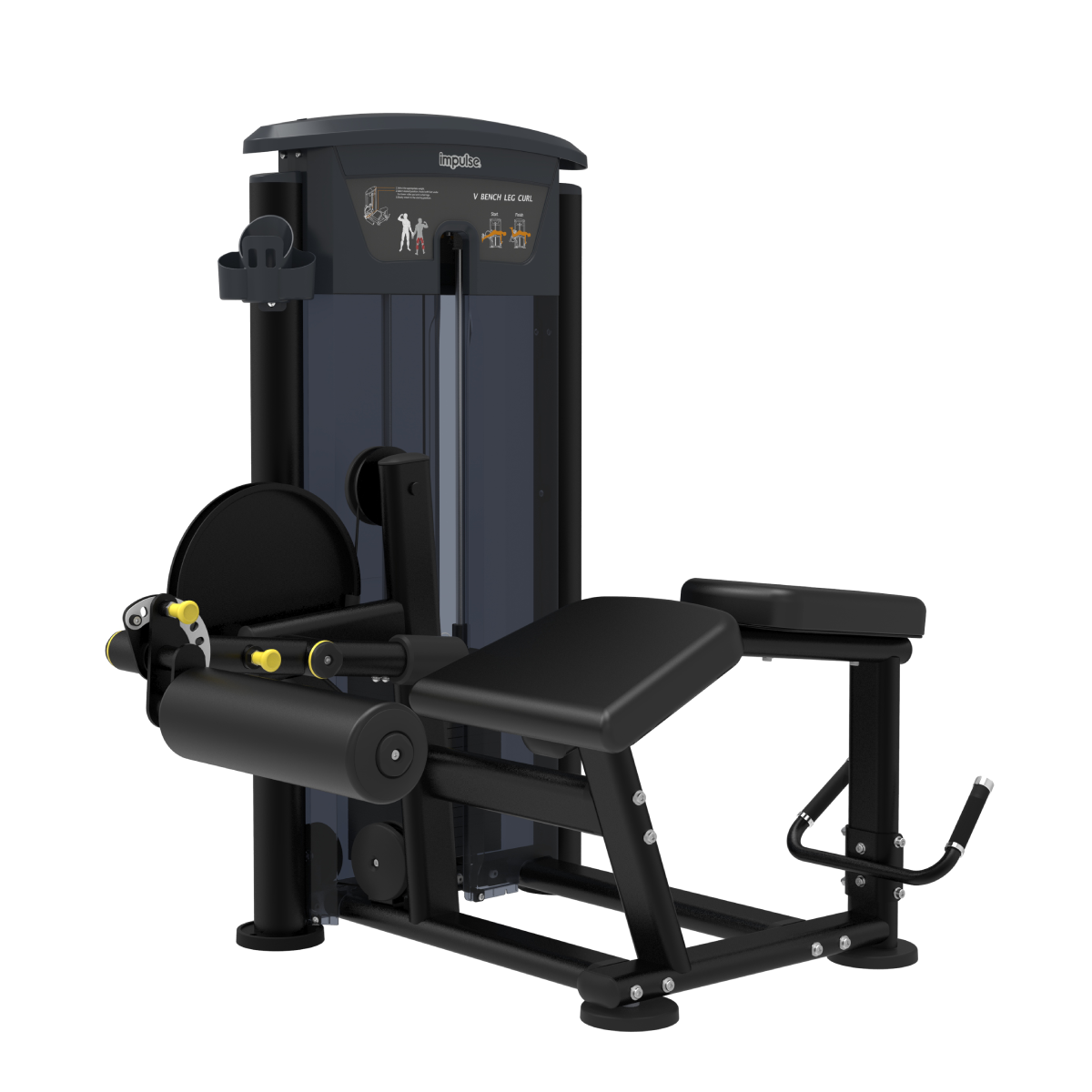 Element Fitness - 9521 Presse à cuisses verticale MERCURY BLACK 235lbs