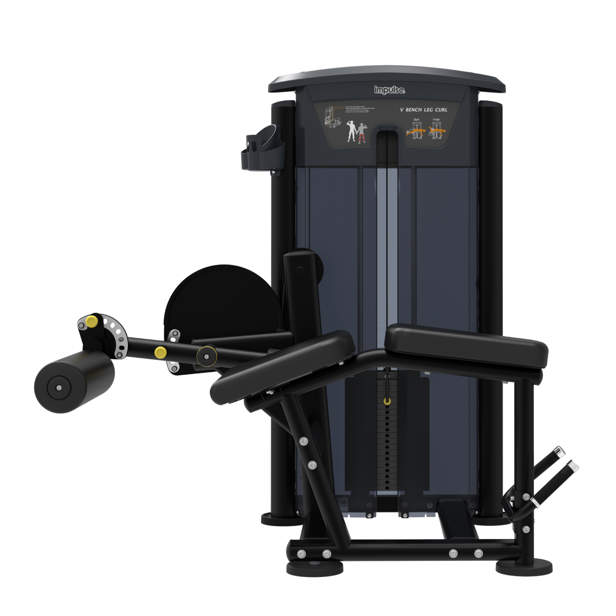 Element Fitness - 9521 Presse à cuisses verticale MERCURY BLACK 235lbs