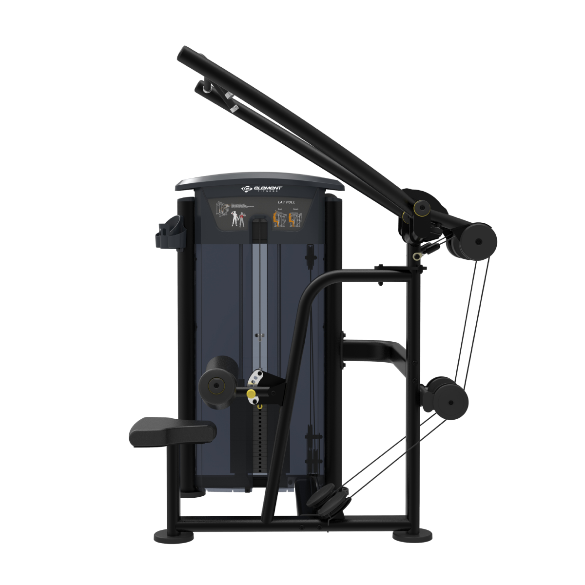 Element Fitness - Tirage vertical MERCURY BLACK 295 lbs