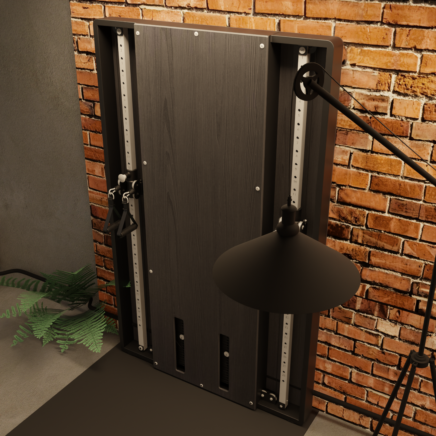 Flow 6 Black - Wall Mounted Functional Trainer