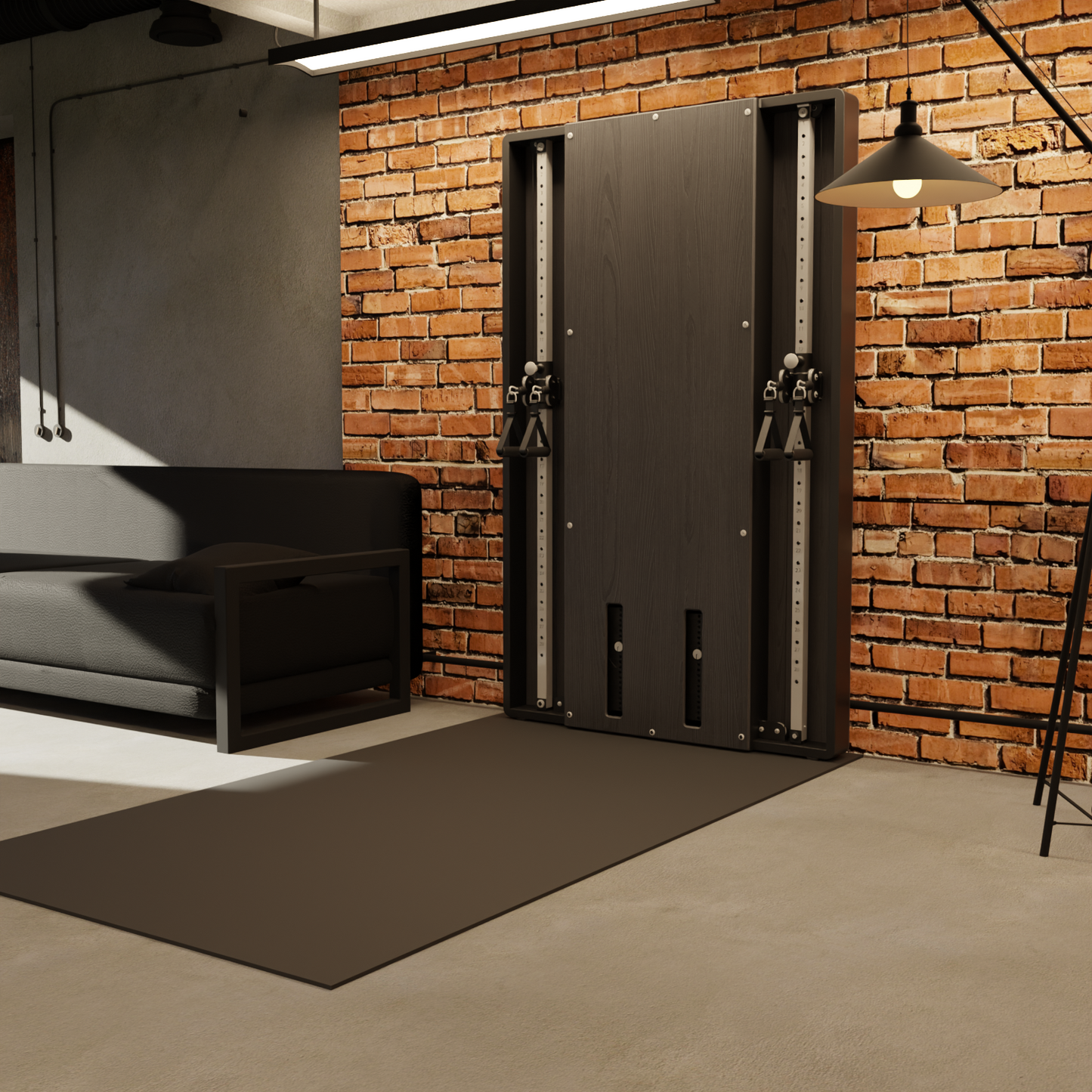 Flow 6 Black - Wall Mounted Functional Trainer