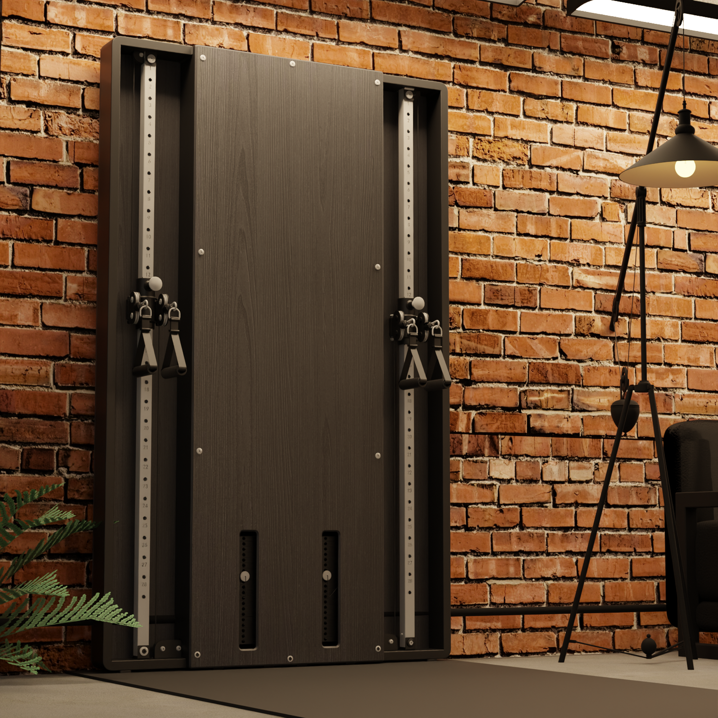 Flow 6 Black - Wall Mounted Functional Trainer